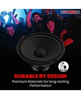 5 Core 8 Inch Subwoofer • 1000W Pmpo 4 Ohm Car Bass Sub Woofer • Replacement Speaker w 1" Voice Coil • Bocinas Para Carro