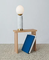 Aspen Marble Led Bedside Table Lamp Bundle (14.5")