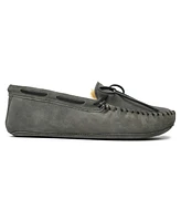 Minnetonka Men's Suede Sheepskin Softsole Slippers