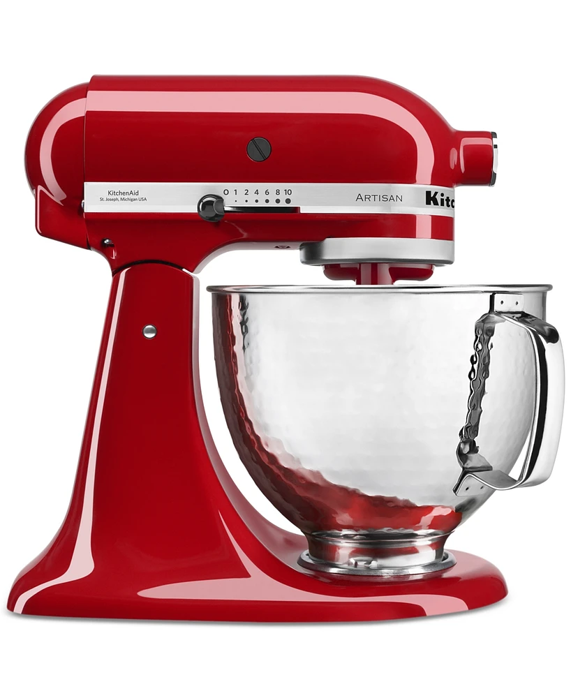 KitchenAid Artisan Series 5-Qt. Tilt-Head Stand Mixer with Hammered Bowl