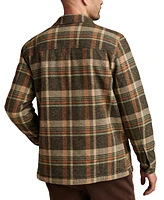 Lucky Brand Men's Plaid Button Front Long Sleeve Shirt Jacket