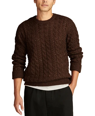 Lucky Brand Men's Cable Crew Neck Sweater