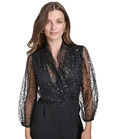 Halston Women's Sequined Jumpsuit