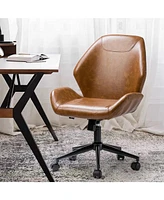 Hulala Home Modern Susanna Task Chair with Black Base