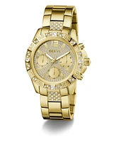 Guess Women's Multi- Function Gold Tone Stainless Steel Watch 40mm