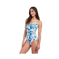 Profile by Gottex Women's Malaya Sweetheart D Cup Wide Strap One Piece
