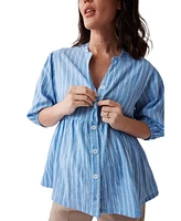 Ingrid + Isabel Maternity Peplum Shirt