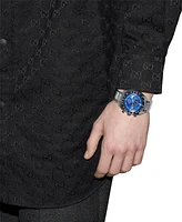 Gucci Men's Swiss Chronograph Interlocking Stainless Steel Bracelet Watch 41mm