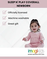 Cozeeme Baby Girls Sleep N' Play Coverall