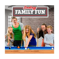 SereneLife 48" 5-in-1 Foldable Multi-Function Game Table with Foosball, Pool, Bowling, Shuffleboard, and Ping Pong