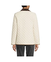 Lands' End Women's Reversible Barn Quilted Insulated Jacket