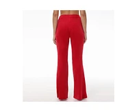 Juicy Couture Women's Velour Flare Pant with Slit