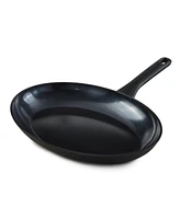 BergHOFF DiNA Helix Recycled Aluminum Nonstick Ceramic Fish Pan, 13.25"