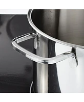 BergHOFF DiNA Helix Recycled 18/10 Stainless Steel 8" Stockpot 3.2qt., Glass Lid