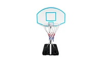 Slickblue Poolside Basketball Hoop System, Portable and Height Adjustable for Swimming Pools