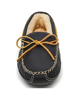 Minnetonka Men's Sheepskin Moose Slipper