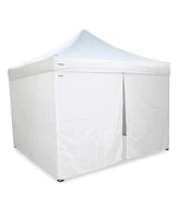 Caravan Canopy Pro 2 12 x 12 Foot Straight Leg Instant Canopy & Sidewalls, White