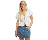 Cotton On Women's Denim Mini Skirt