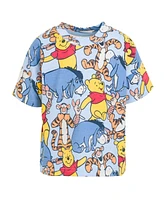 Disney Mickey Mouse Winnie The Pooh Donald Duck Pluto Piglet Tigger Graphic T-Shirt and Shorts Set Infant to Big Kid