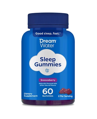 Dream Water: Sleep Aid Gummies - Snoozeberry - 60 ct