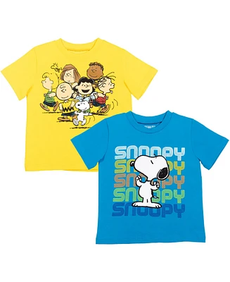 Peanuts Boys Snoopy 2 Pack T-Shirts to