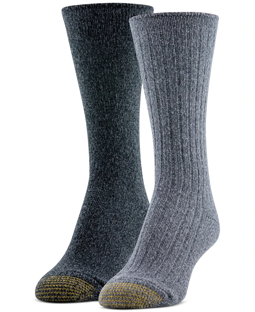 Gold Toe Women's 2-Pk. Casual Supersoft Crew Socks