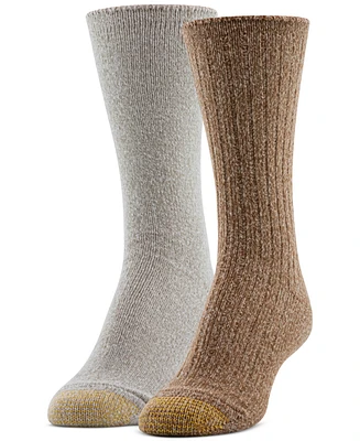 Gold Toe Women's 2-Pk. Casual Supersoft Crew Socks