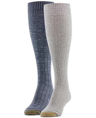 Gold Toe Women's 2-Pk. Casual Tuckstitch Knee-High Socks