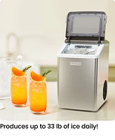 Chefman Iceman The Pebble Countertop Ice Machine