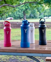 Dyln Wide Mouth Sports Cap Water Bottle with Straw