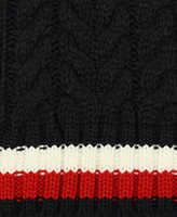 Tommy Hilfiger Men's Cable Knit Global Stripe Scarf