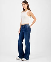 7 For All Mankind Women's Dojo Mid-Rise Flare-Leg Jeans