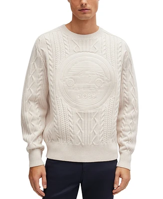 Boss X Porsche Men's Virgin-Wool Sweater