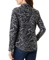 Gloria Vanderbilt Women's Amanda Long-Sleeve Fitted Shirt