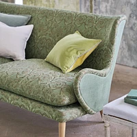 Designers Guild Varese Leaf Velvet Decorative Pillow