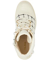 Aldo Women's Mariette Lace-Up Buckle Ankle Booties