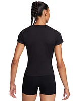 Nike Women's Court Advantage Dri-fit Short-Sleeve Top