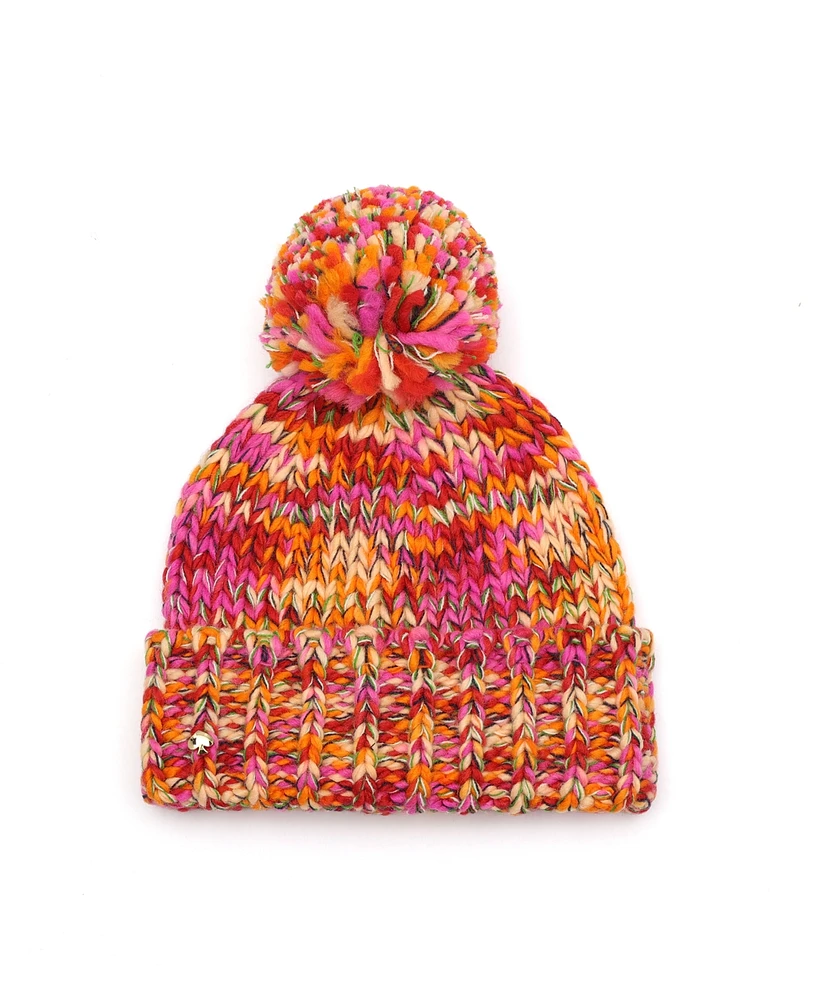 Kate Spade New York Women's Space Dye Marl Beanie Hat