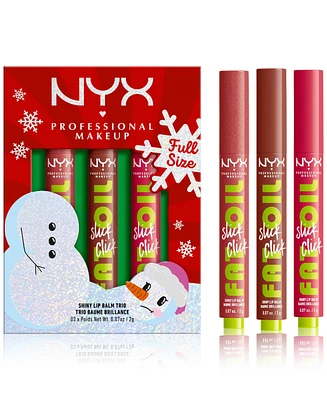 Nyx Professional Makeup 3-Pc. Fat Oil Slick Click Lip Balm Set