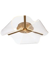 Possini Euro Design Possini Euro Grosvenor 25" Brushed Gold Led Ceiling Light