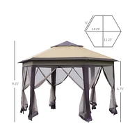 Slickblue Pop-Up Gazebo Party Tent for Outdoor Events