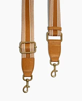 American Leather Co. Striped Web Strap