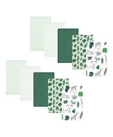 Hudson Baby Flannel Burp Cloth 10pk, Jungle, One Size