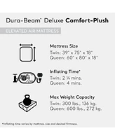 Intex 64413ED Elevated Dura Beam Fiber Tech Airbed with Pump, Queen (2 Pack)