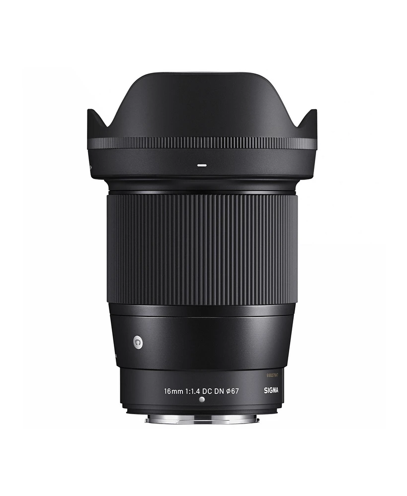 Sigma 16mm F1.4 Contemporary Dc Dn Lens for Fuji X Mount