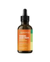 Organic Turmeric Liquid Drops, Liquid Turmeric 1000mg Enhanced Absorption for Digestive & Joint Support, Unflavored, Havasu Nutrition, 1 fl oz