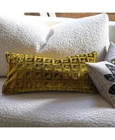 Designers Guild Monserrate Ochre Velvet Decorative Pillow