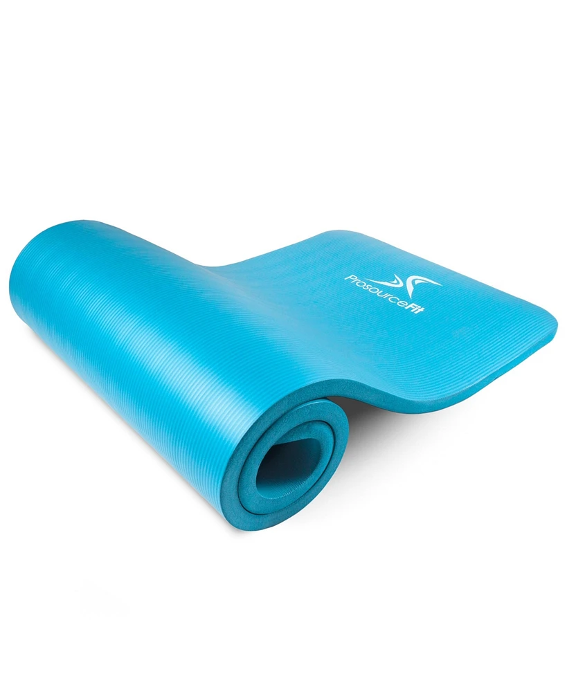 ProsourceFit Extra Thick Yoga and Pilates Mat with Sling