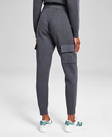 And Now This Women's Sweater-Knit Cargo Jogger Pants, Exclusively at Macy's