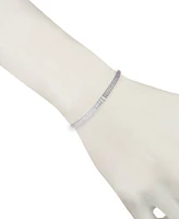 Lauren Ralph Lauren Sterling Silver Cubic Zirconia Bangle Bracelet